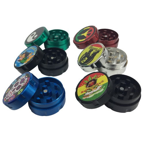 Premium Mini Herb Grinder - 4 Piece Spice Crusher with Pollen Catcher & Sharp Teeth - Perfect for Cooking, Tea Blends & Aromatherapy - Compact & Portable for Travel Use