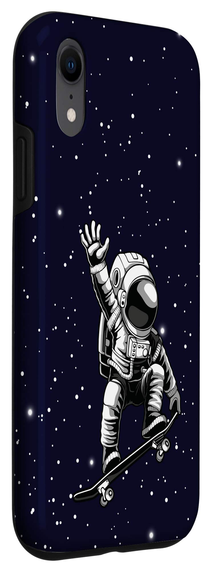 iPhone XR Case - Astronaut Skateboard Design - Perfect Gift for Skating & Space Lovers - Durable Phone Cover for Everyday Use & Extreme Sports