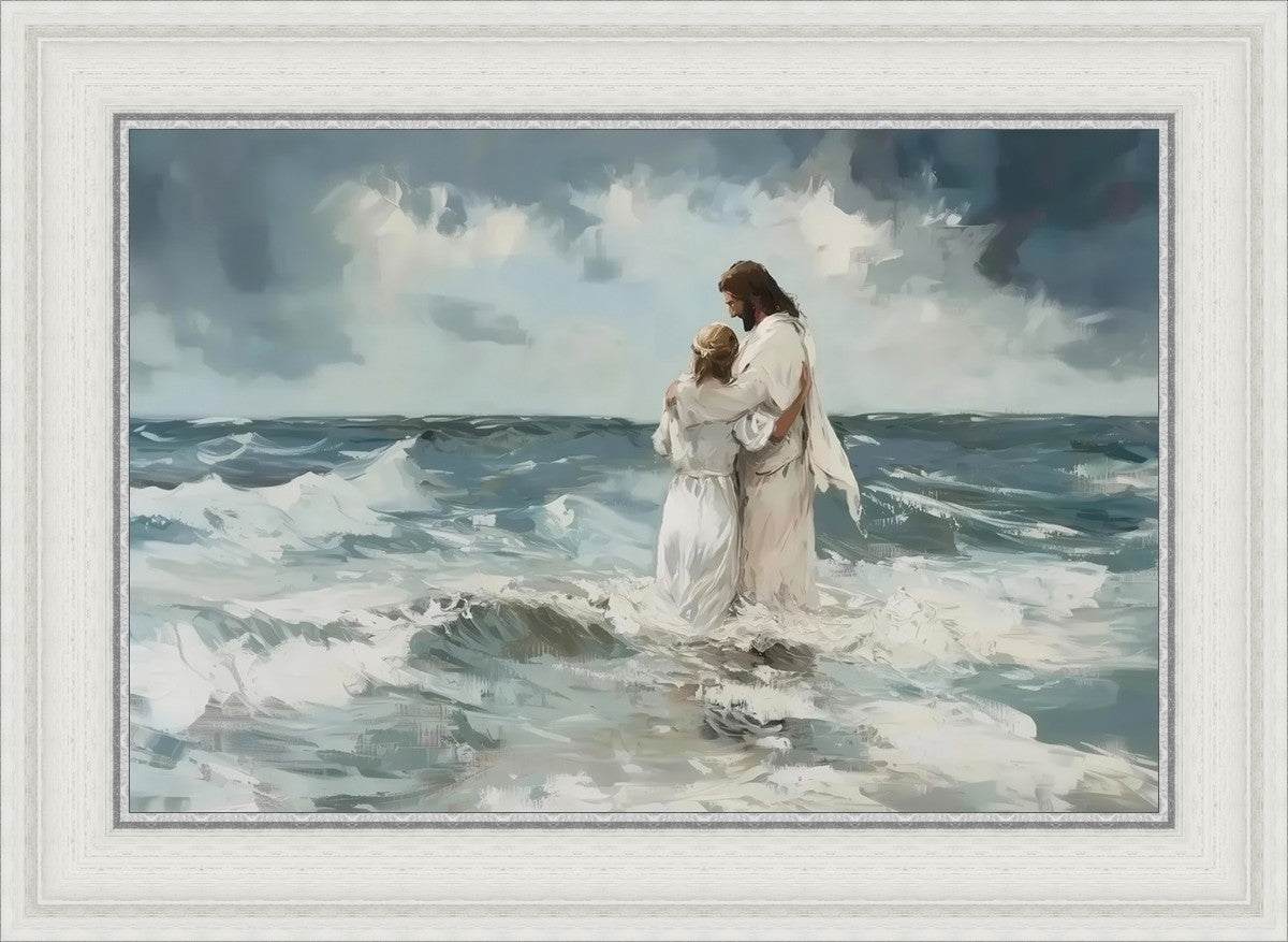 Be Still By Gabriel Heaton - Inspirational Christian Wall Art for Home & Office Decor - Perfect for Living Room, Bedroom, or Gift