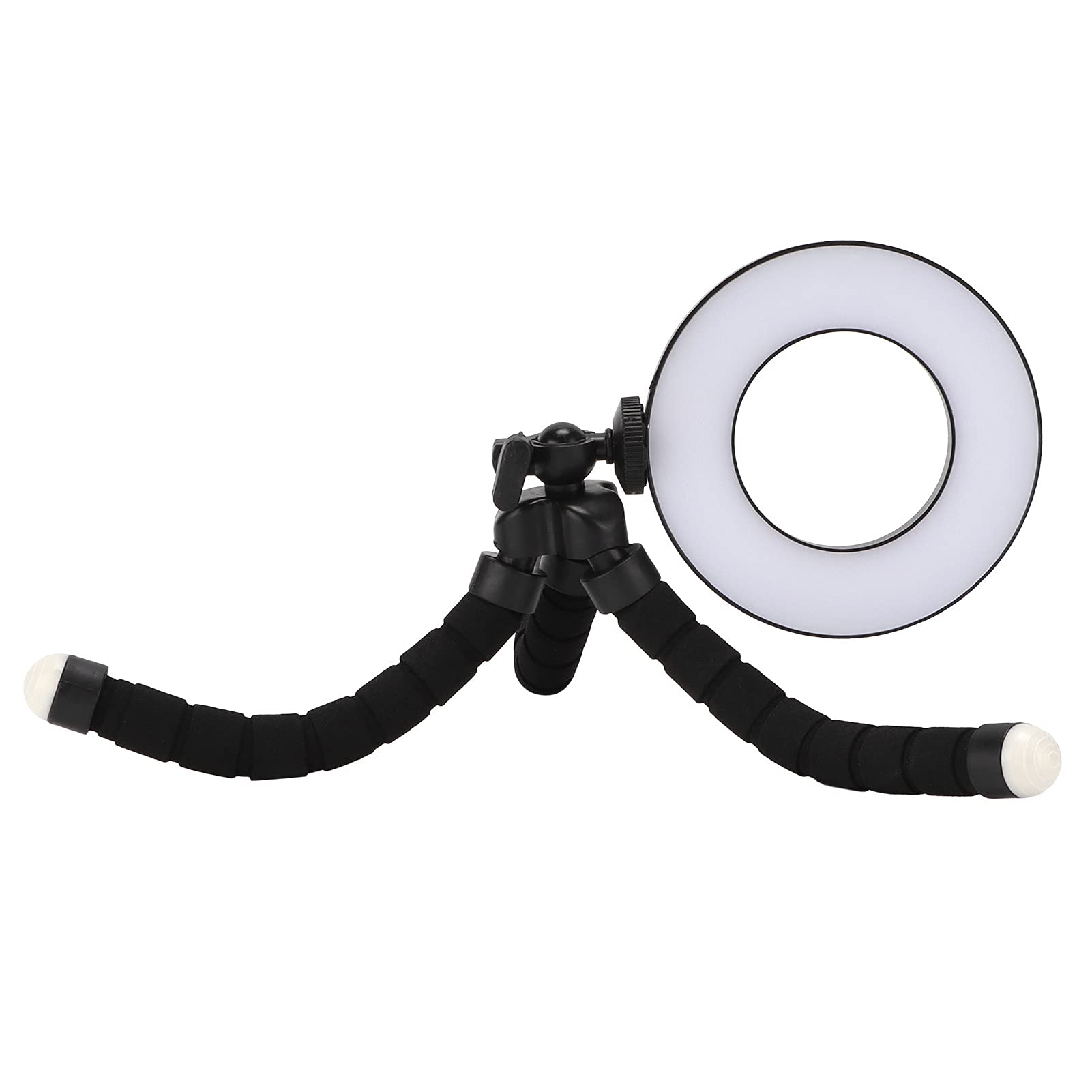 3.5 Inch LED Ring Light with Dimmable Brightness & USB Power - Perfect for Makeup, Manicure, Tattoo Salon, Photography, YouTube Live Streaming & Selfies - Includes Adjustable Tripod Stand for Professional Studio Lighting
