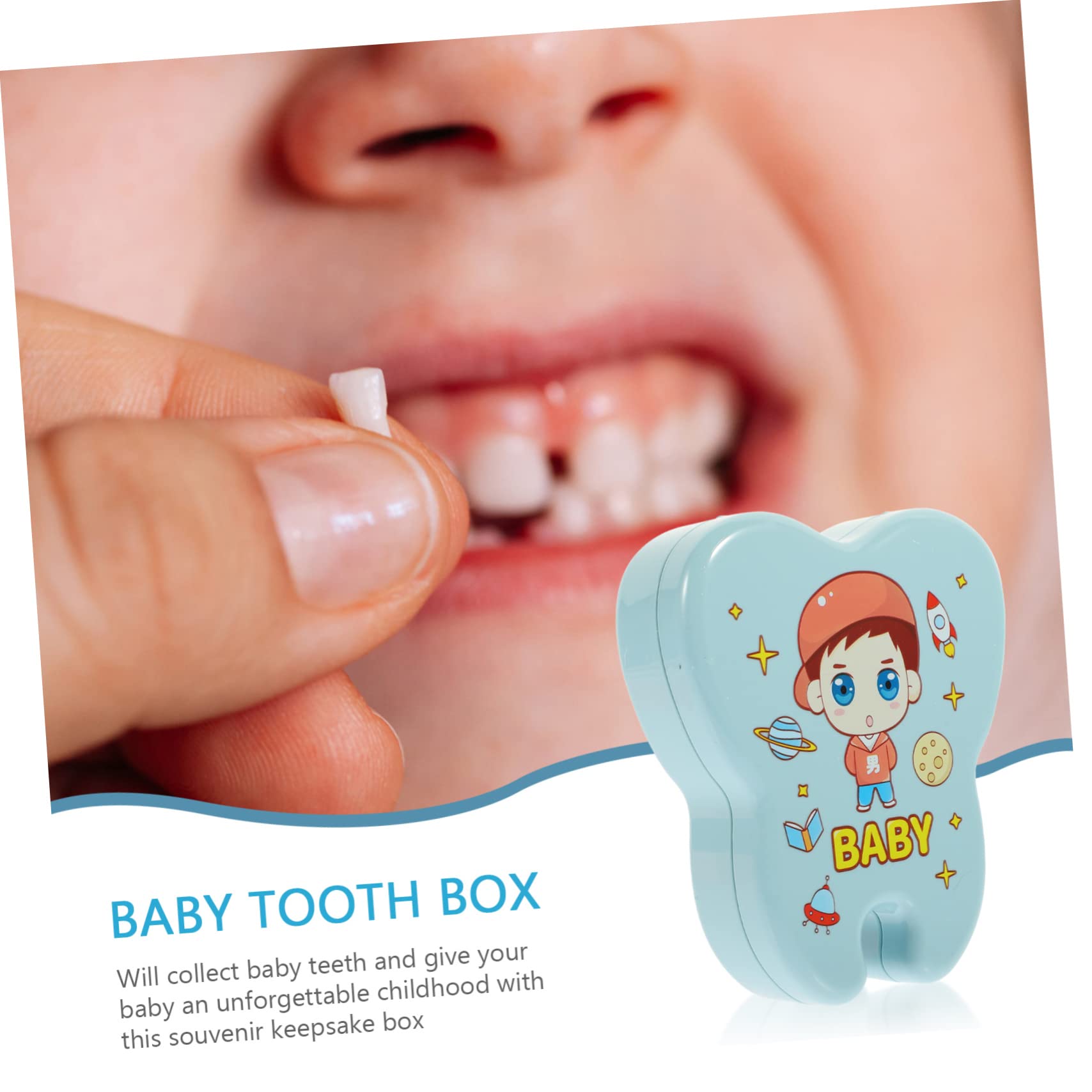UPKOCH 3-Piece Baby Keepsake Box Set - First Tooth Storage Container & Memory Box for Newborns - Perfect for Preserving Baby Teeth, Hospital Bracelets, and First Locks of Hair