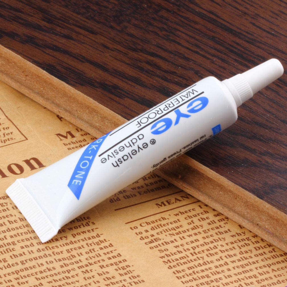 WONDER CHOICE Waterproof False Eyelash Glue - Long Lasting Makeup Adhesive for Eyelash Extensions & Strips (Perfect for Swimming, Weddings & Daily Wear)