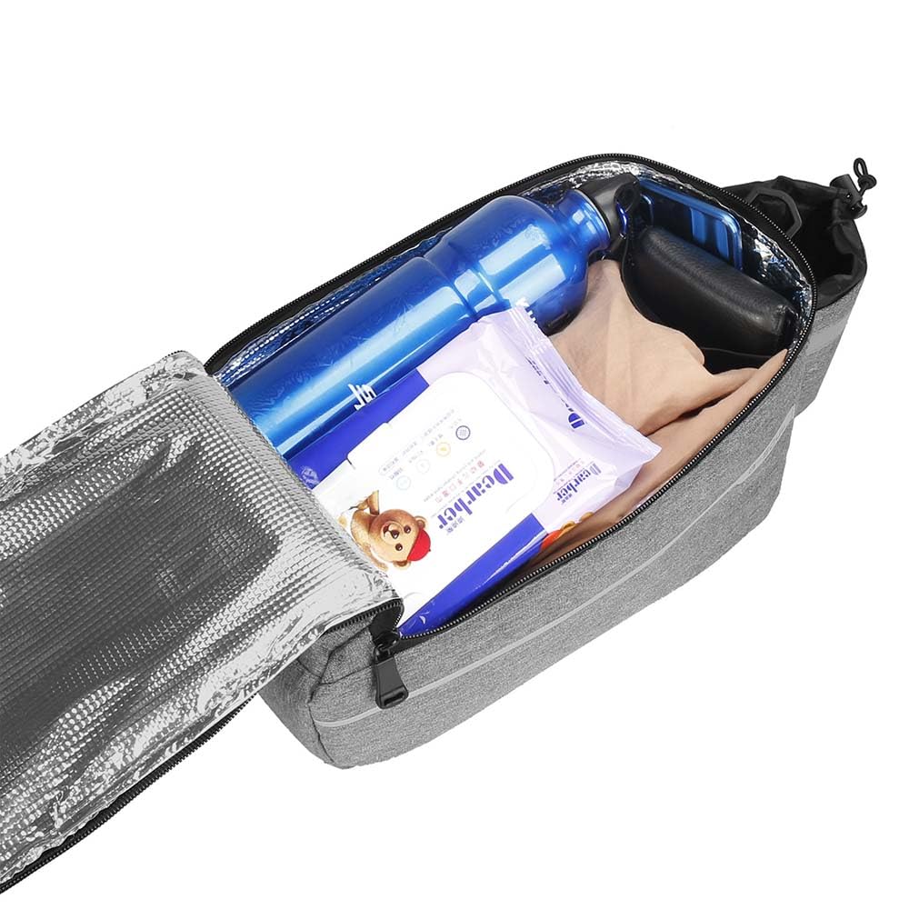 Waterproof Bike Rack Bag - Adjustable Bicycle Saddle Pannier Trunk Carrier for Commuter, E-Bike & Cycling Accessories - Perfect for Outdoor Travel, Grocery Shopping & Daily Commute (Black)