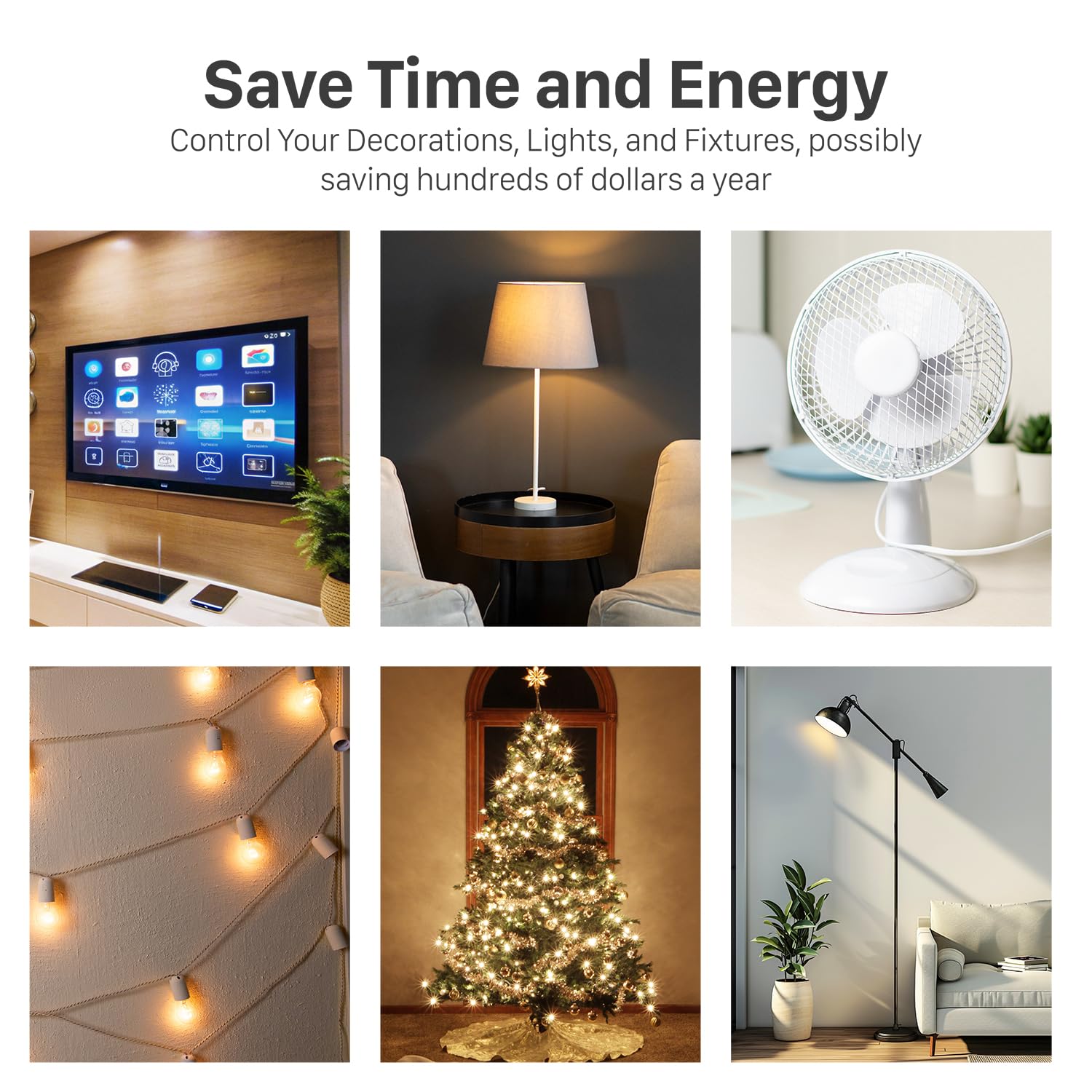 Fospower 7-Day Heavy Duty Digital Timer for Electrical Outlets - Dual Programmable Light Switch for Grow Lights, Lamps & Appliances | Indoor Use with 3-Prong Grounded Plug | Perfect for Home, Office & Gardening Automation