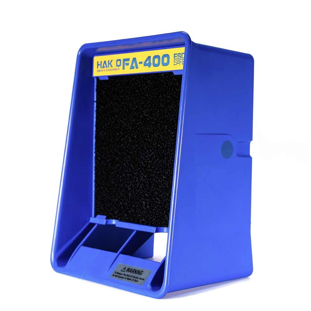 Hakko FA400-04 ESD-Safe Bench Top Smoke Absorber for Soldering - 1 Pack | Fume Extractor for Electronics Workbench, PCB Repair & DIY Projects