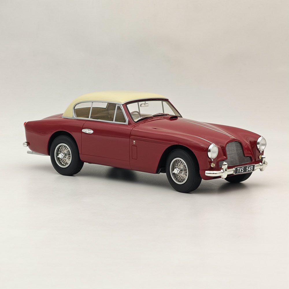 1/18 Scale Aston Martin DB2/4 MKII FHC Notchback 1955 Red Resin Diecast Model Car - CML096 Collectible for Display, Gifts & Car Enthusiasts