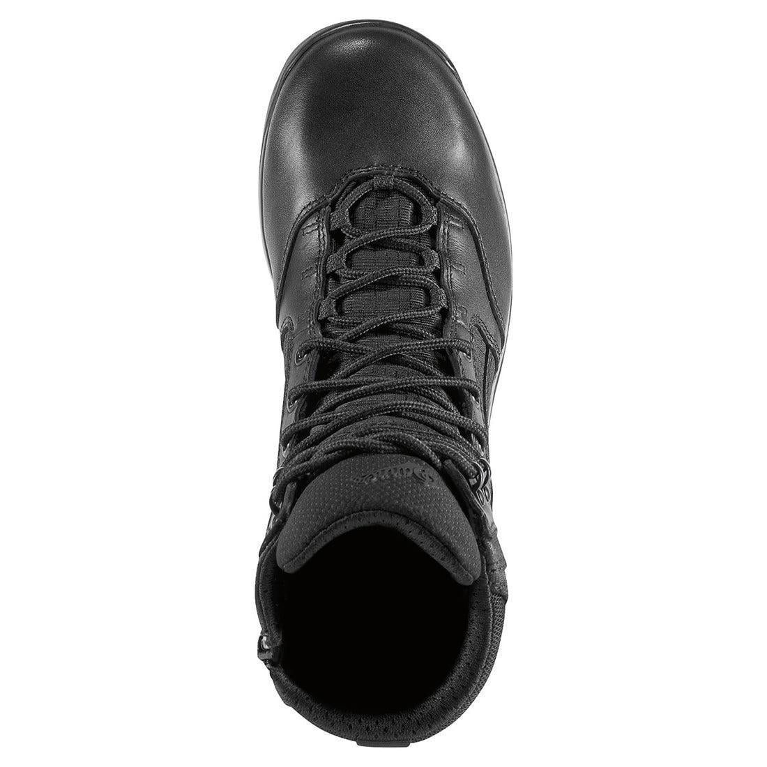 Kinetic Side Zip 6 Tactical Boots for Men - Black Military & Work Boots - Lightweight & Durable for Outdoor, Hiking & Security Work