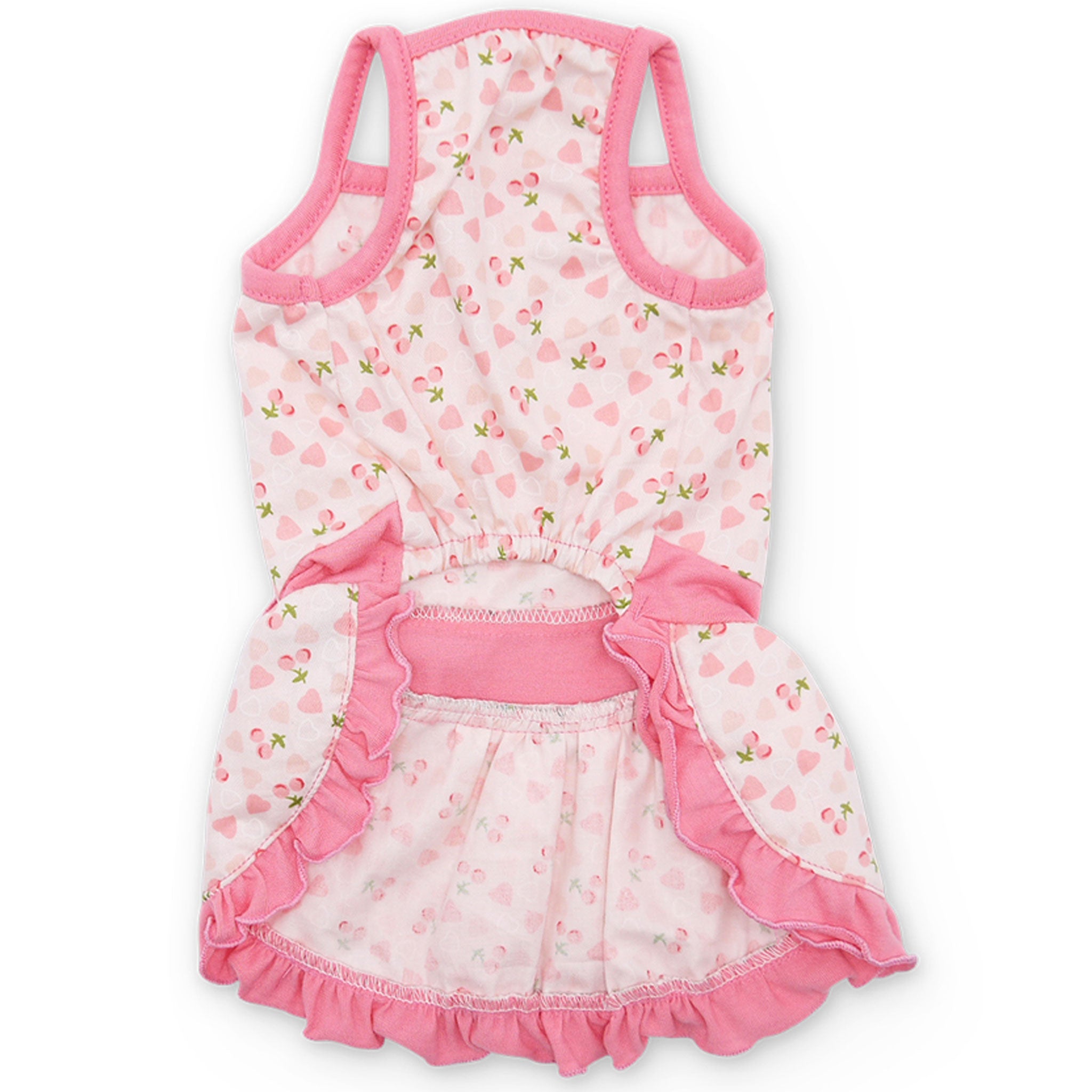 Dogo Pet Fashions Cherish Heart Dog Dress - Cute & Comfortable Puppy Clothes for Small Dogs - Perfect for Parties, Photo Shoots & Daily Wear