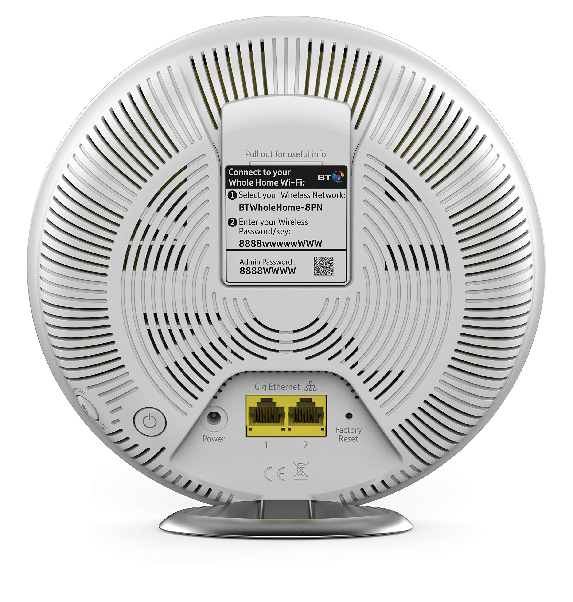 BT Additional Disc for AX3700 Whole Home Wi-Fi System | Extend Mesh Network Coverage | App Control & 3-Year Warranty | Perfect for Large Homes, Offices & Multi-Story Buildings