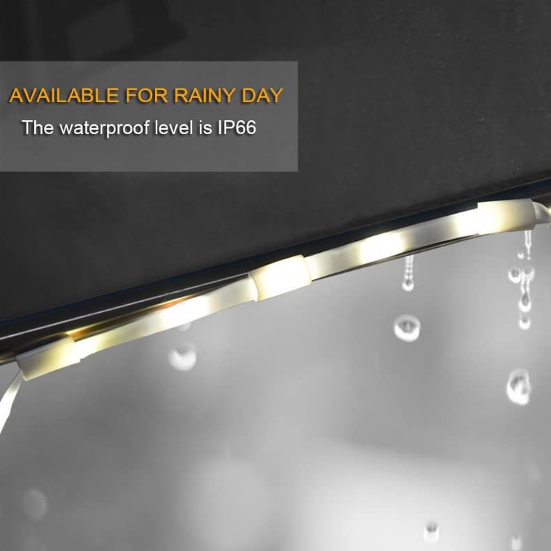 35 LED USB Rechargeable Waterproof Camping Light - 10 FT Strap Lantern for Outdoor, Hiking, Emergency & Night Fishing | Portable Rope Light for Tents, Backpacks & Boats