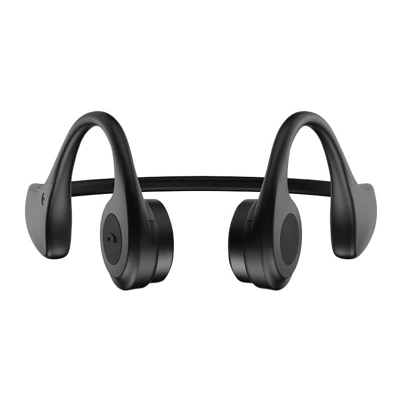 Bluetooth Bone Conduction Headphones for Running & Sports - Sweatproof, Shockproof Wireless Headset with Long Battery Life - Lightweight Comfortable Open-Ear Design Safe for Eardrums - Perfect for Gym, Cycling & Outdoor Activities