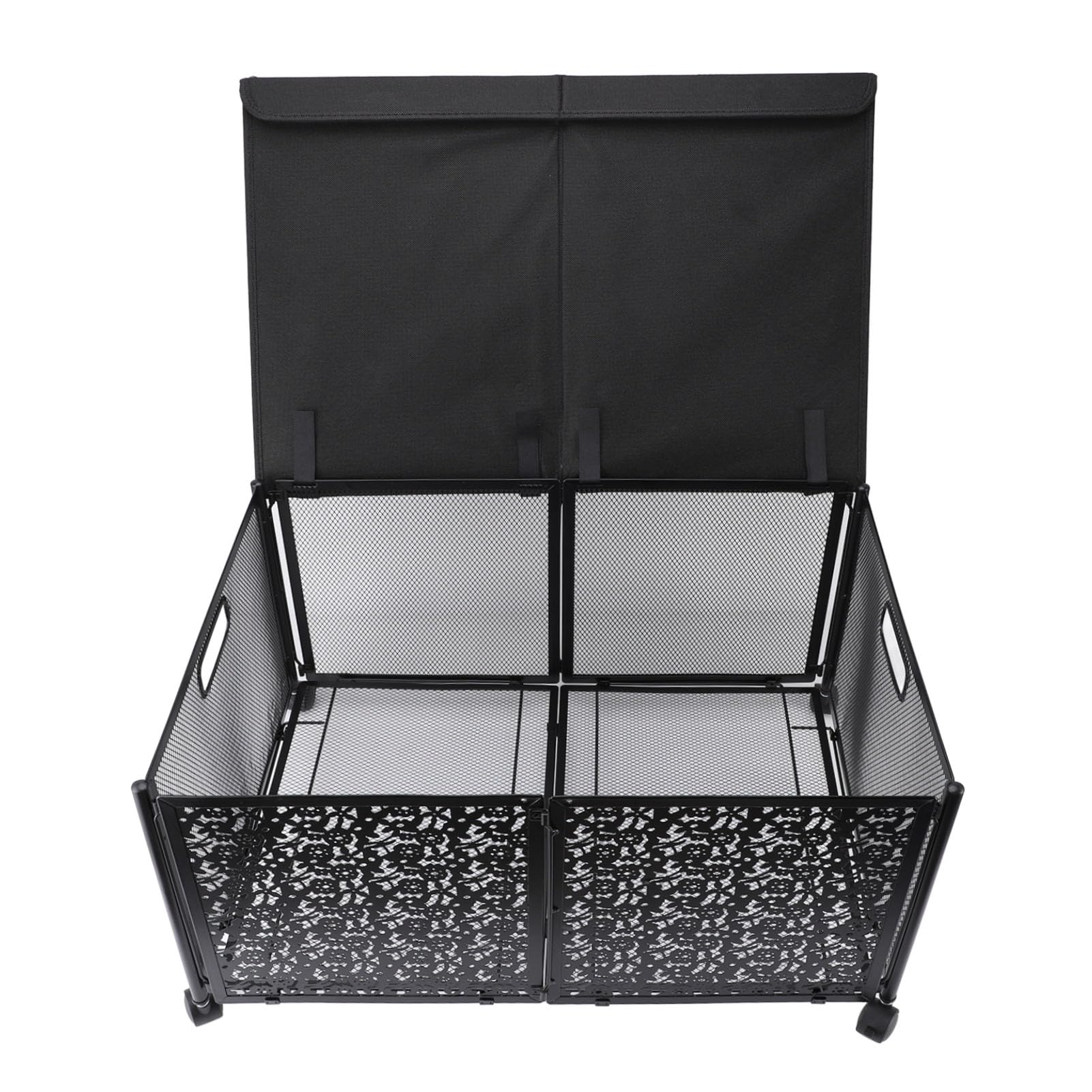 Large 70L Collapsible Toy Storage Box with Lid & 360° Rotating Wheels - Kids Toy Organizer Chest for Nursery, Playroom, Bedroom - Perfect for Storing Toys, Books, and Kids' Accessories