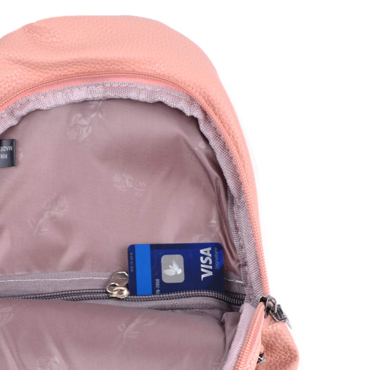 WESTEND Synthetic Leather Crossbody Sling Backpack - Adjustable Strap for Men & Women | Perfect for Travel, Work & Everyday Use
