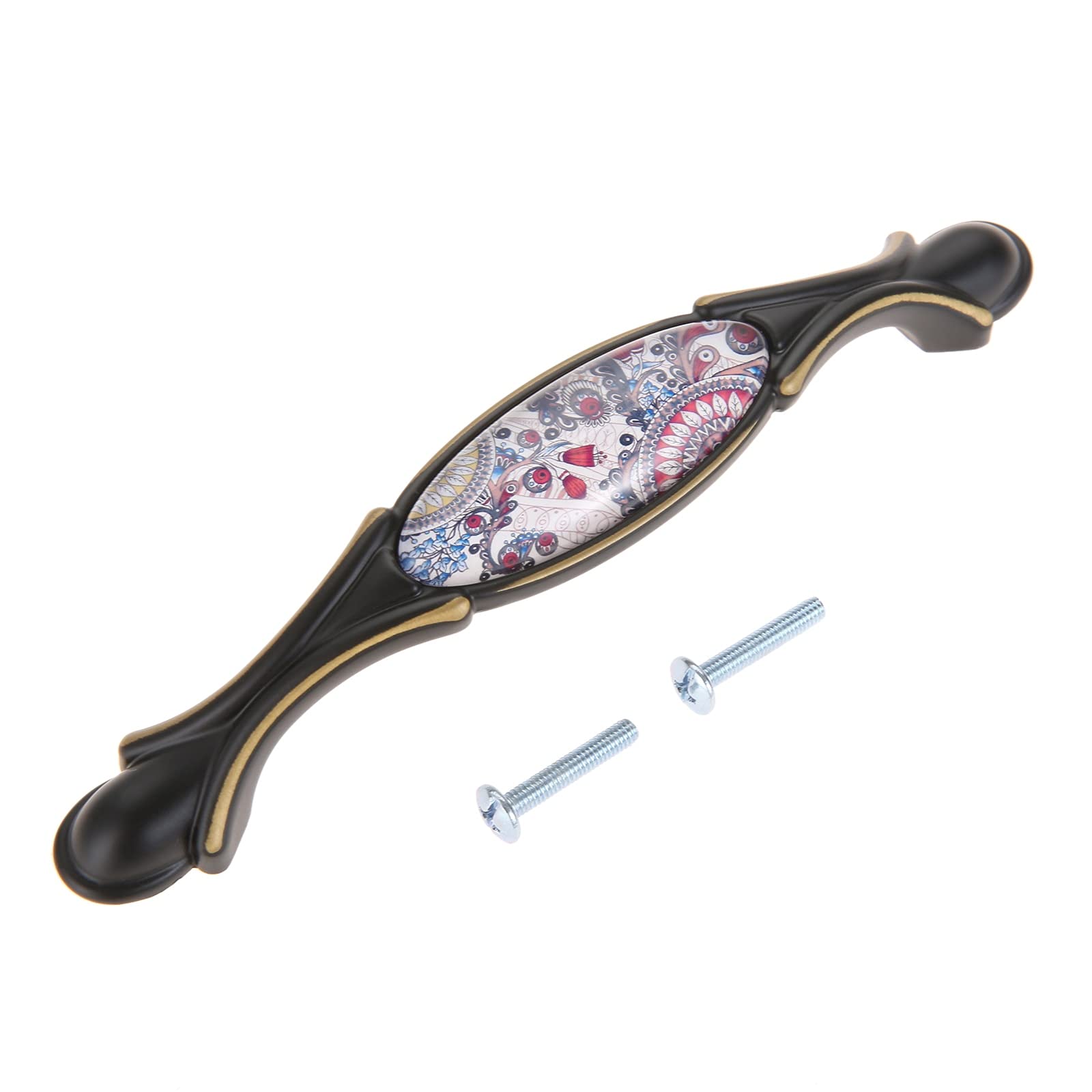 Vintage Style Cabinet Handles - Elegant Kitchen & Wardrobe Drawer Pulls - 96mm/128mm Furniture Hardware for Home Decor - Perfect for Cabinets, Closets & Drawers (Color: F 128mm)