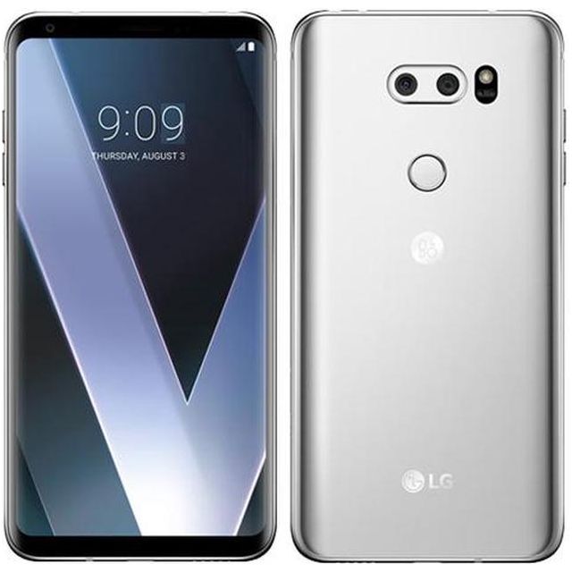LG V30 64GB Unlocked Smartphone - Cloud Silver (CDMA/GSM Compatible) - Perfect for Streaming, Gaming & Photography