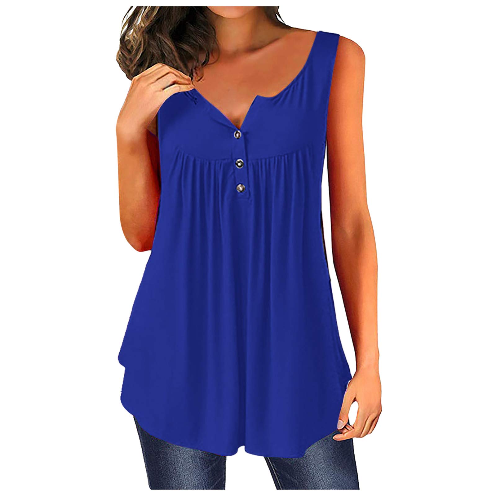 Women's Sleeveless Tank Top - Casual & Stylish Summer Shirt for Going Out, Gym, Beach, and Everyday Wear