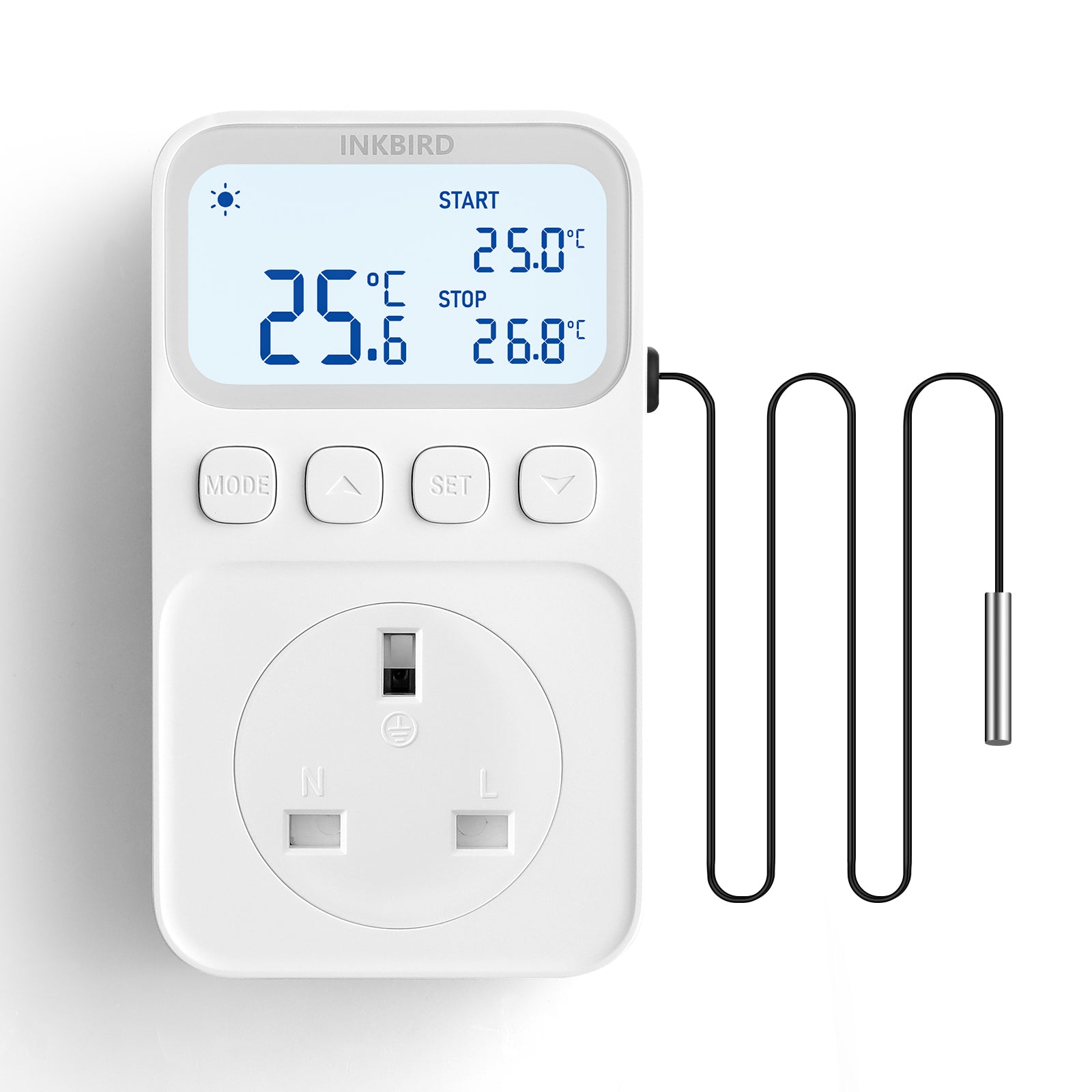 C216T Digital Temperature Controller - Precise Thermostat for Home, Lab & Industrial Use - Ideal for HVAC, Aquariums & Brewing
