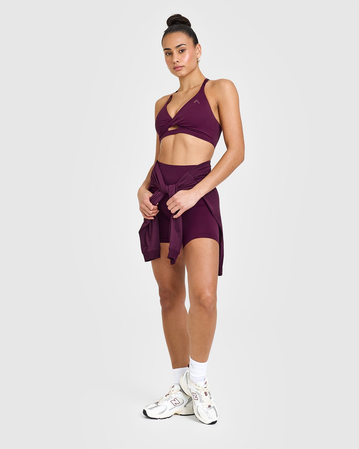 High Support Unified Twist Sports Bra for Women - Ripe Fig | Perfect for Yoga, Running & Gym Workouts