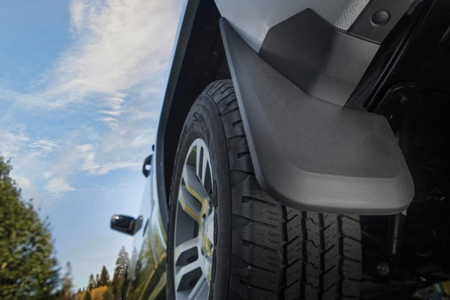 Husky Liners Rear Mud Guards for 2007-2014 Chevy Silverado/GMC Sierra 3500 DRW - Black 2-Piece Set (57841) | Heavy Duty Protection Against Splash & Debris | Perfect for Off-Roading & Winter Driving