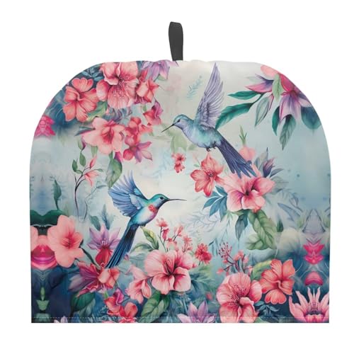 Bird Pink Flowers