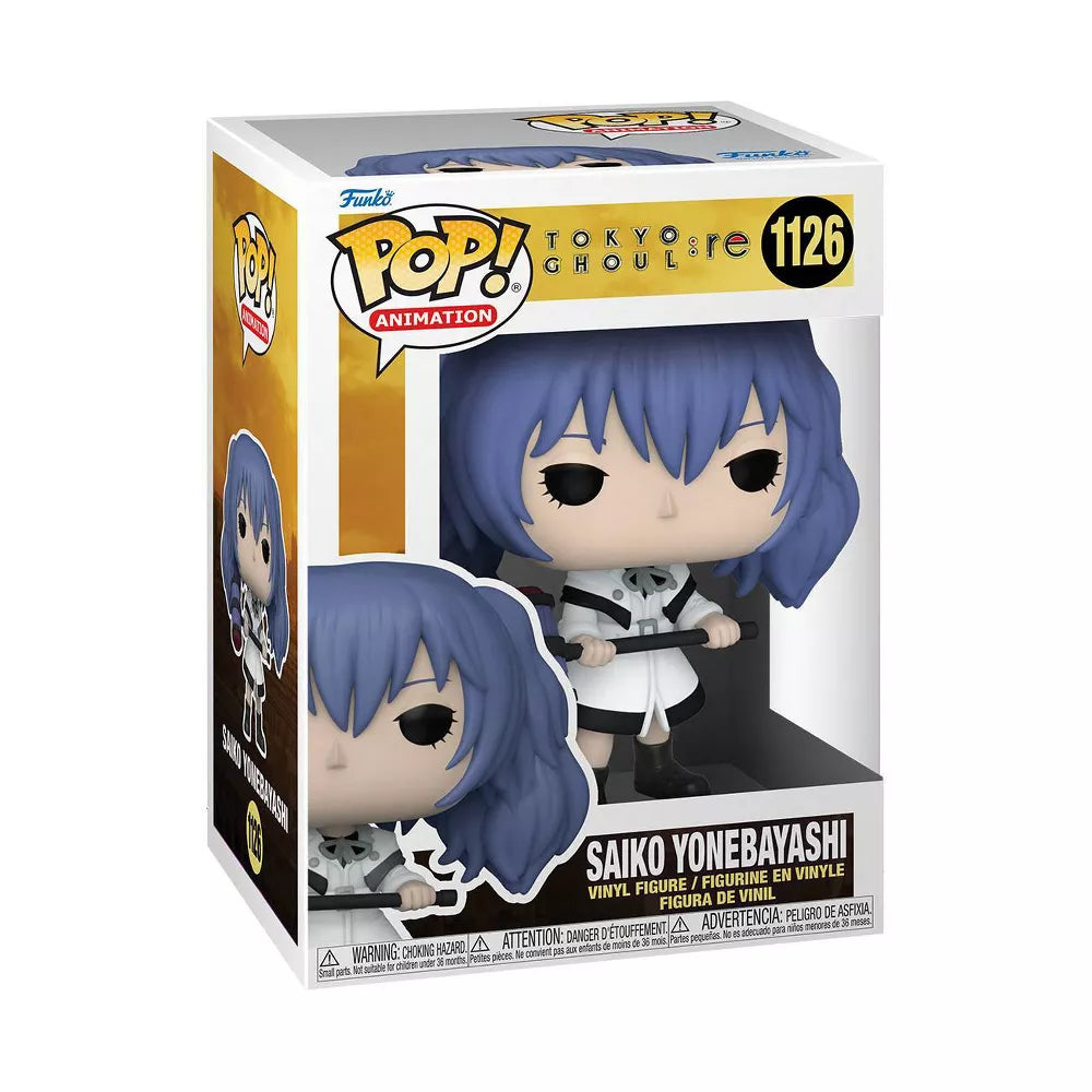 Saiko Yonebayashi Funko Pop Tokyo Ghoul:re Vinyl Figure #1126 with Protector Case - Anime Collectible for Fans and Display
