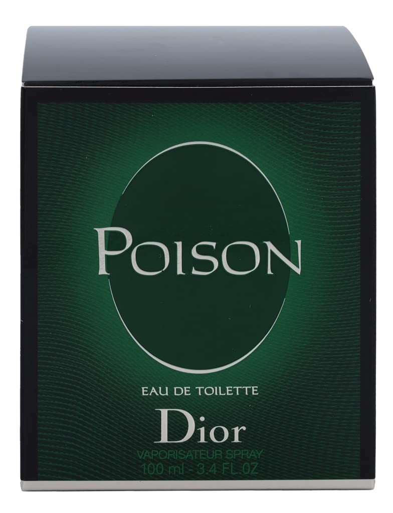 Christian Dior Poison Eau De Toilette Spray for Women - 3.4 oz Floral Fragrance Perfume | Romantic Date Night & Special Occasion Gift