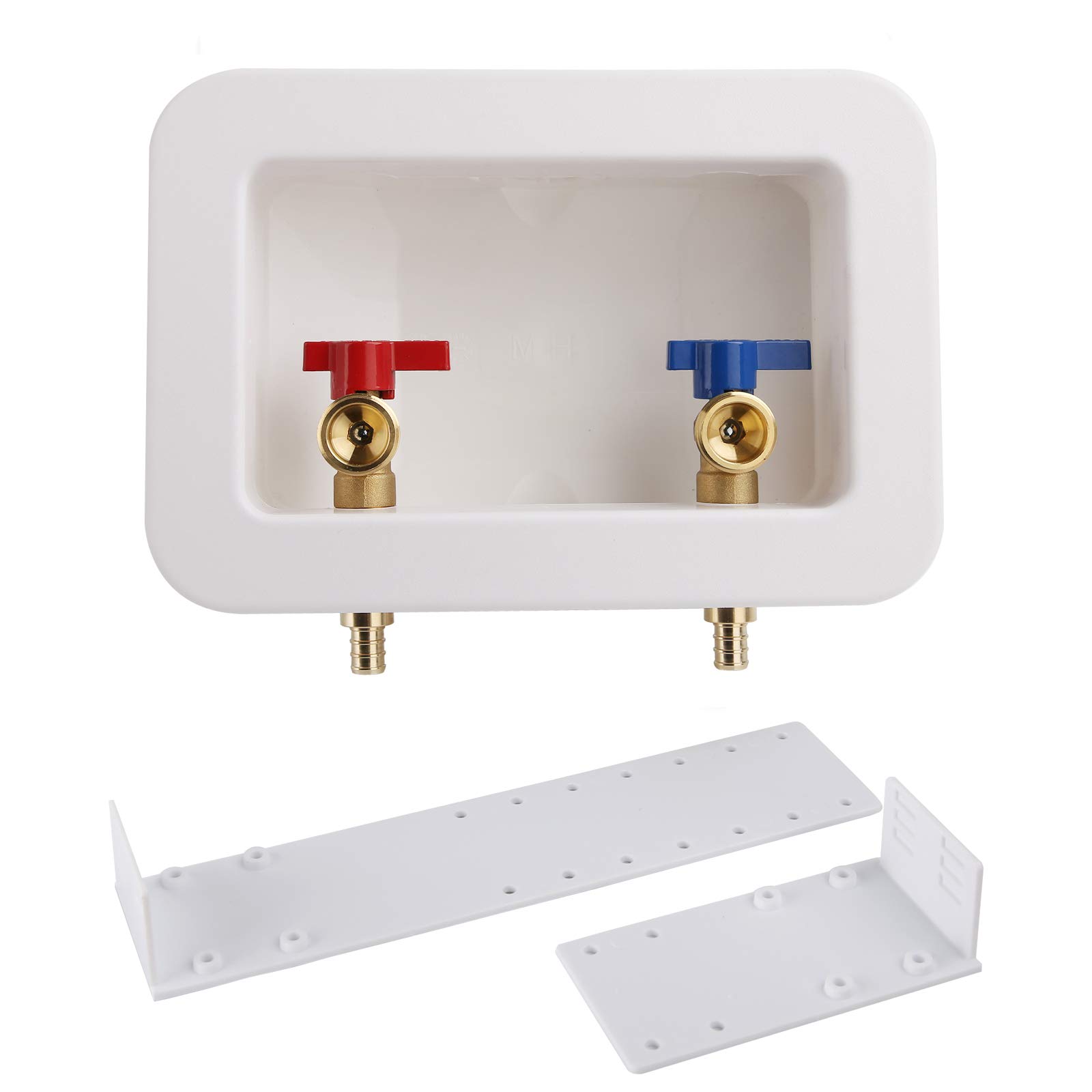 Solimeta Washing Machine Outlet Box - 1/2-inch PEX Plumbing Accessory for Laundry Room Installation | Perfect for Home, Apartment & RV Plumbing Systems