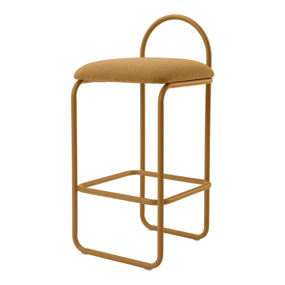 Angui Counter Height Bar Stool - Adjustable Swivel Kitchen Island Stool with Backrest for Dining, Bar, and Home Decor