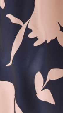 Hadas Maxi Dress for Women - Navy & Pink Floral Print, Boho Summer Beach Dress for Vacation, Party, and Casual Wear
