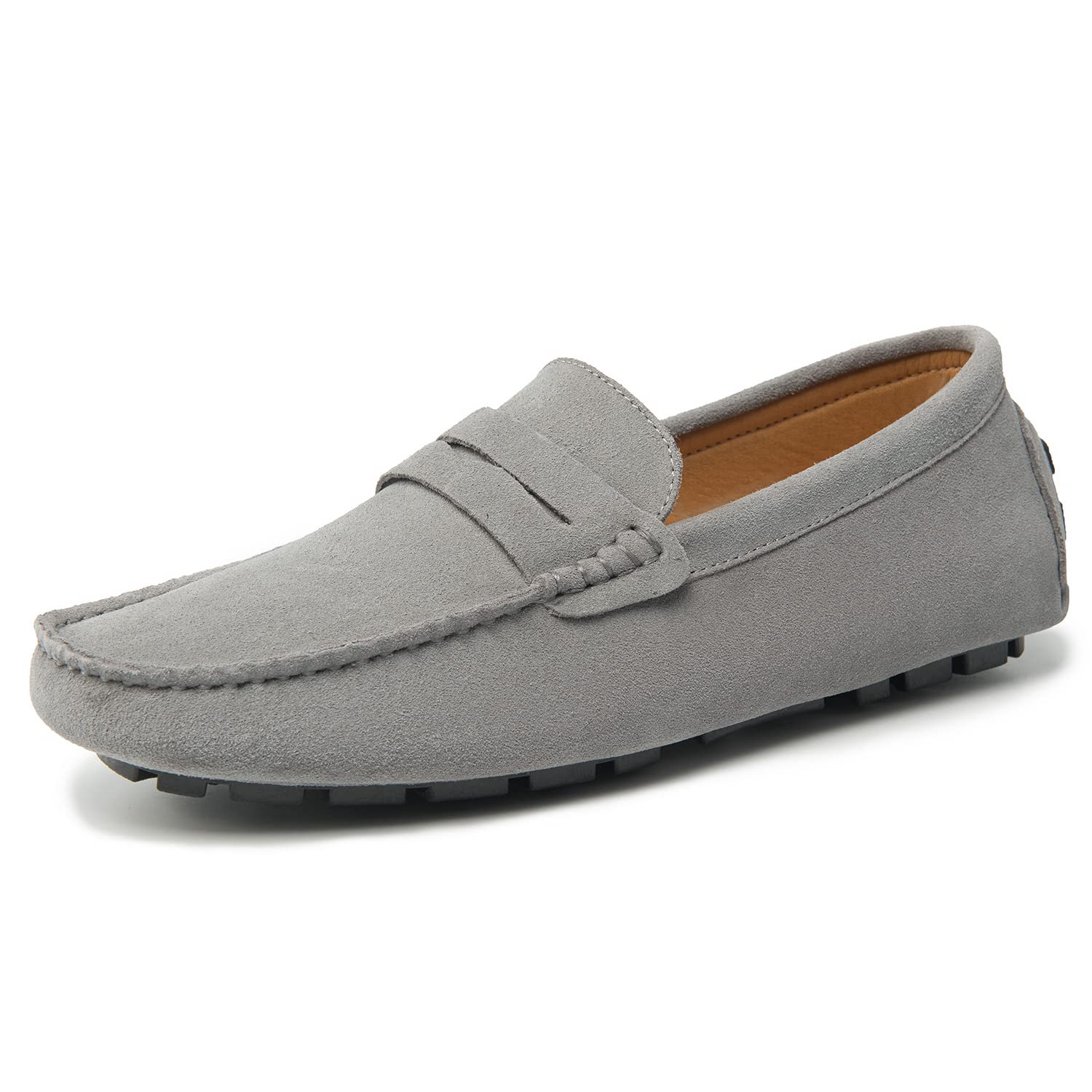 Go Tour Men's Penny Loafers - Comfortable Moccasin Driving Shoes & Slip-On Boat Shoes for Casual Wear | Perfect for Office, Travel & Outdoor Activities
