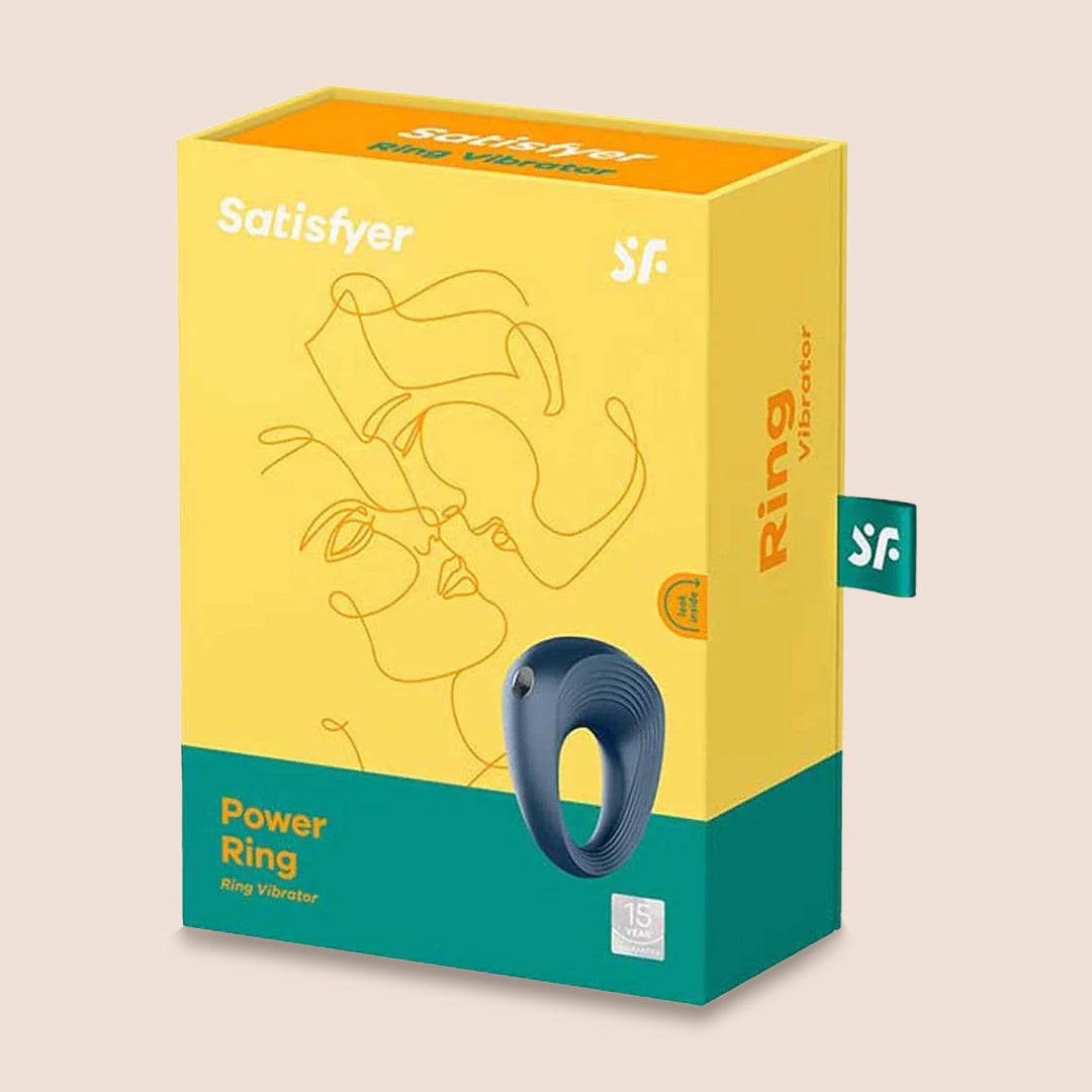 Satisfyer Power Ring - Rechargeable Vibrating Cock Ring for Men | Enhance Pleasure & Performance | Perfect for Couples Play & Solo Use