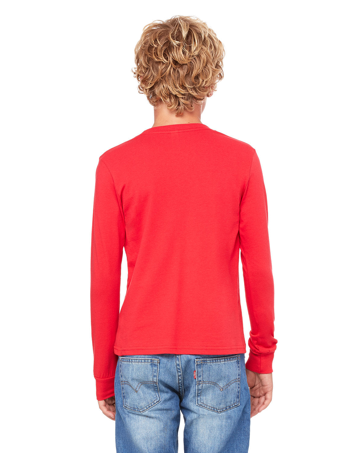 Bella + Canvas 3501Y Youth Long Sleeve T-Shirt | Soft Cotton Jersey Tee for Kids | Perfect for School, Sports & Everyday Wear