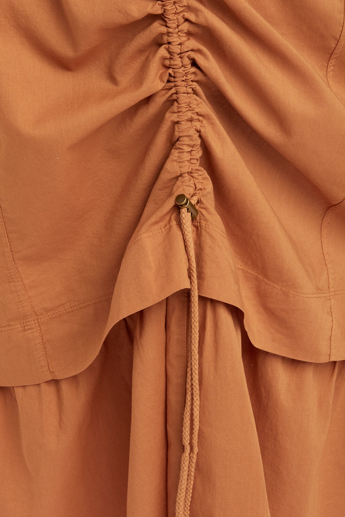 Baroness Skirt in Terra Cotta - Elegant Midi Skirt for Women | Perfect for Office, Casual Outings & Special Occasions