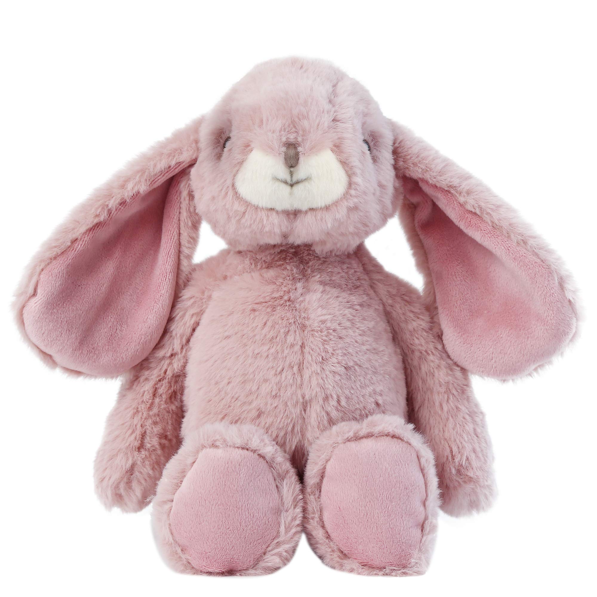 10-Inch Pink Bunny Rabbit Stuffed Animal Plush Toy - Soft Cuddly Stuffed Bunny for Kids, Best Gift for Birthday & Valentine's Day - Perfect for Nursery Decor, Baby Shower Gifts & Comfort Companions