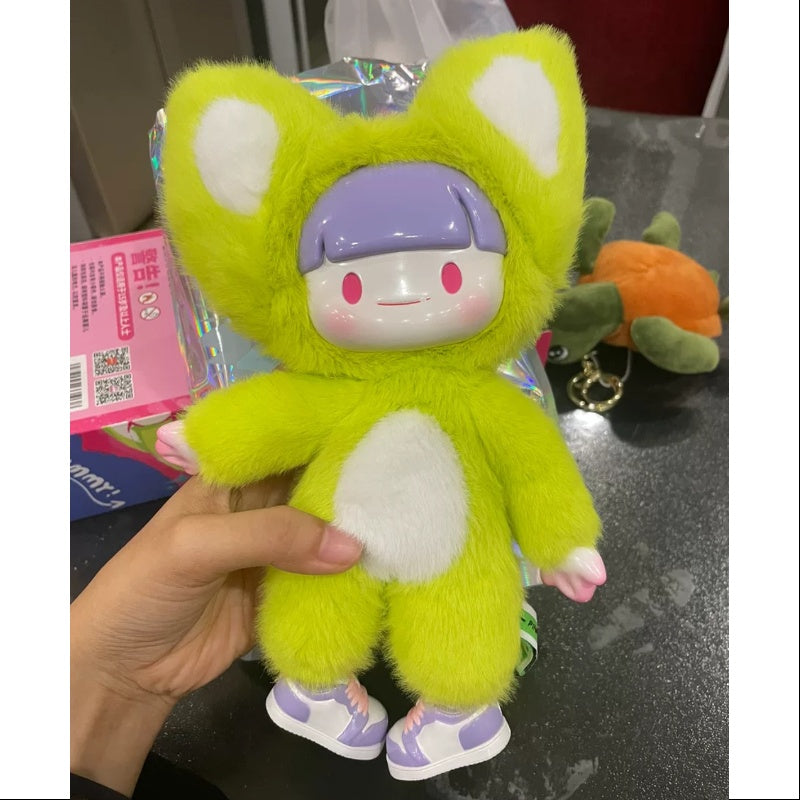 Adou Yummy Plush Series - Soft Taro & Lemon Bean Stuffed Animals | Cute Kawaii Plush Toys for Kids, Gift for Girls & Boys, Perfect for Bedroom Decor, Nursery, and Cuddling