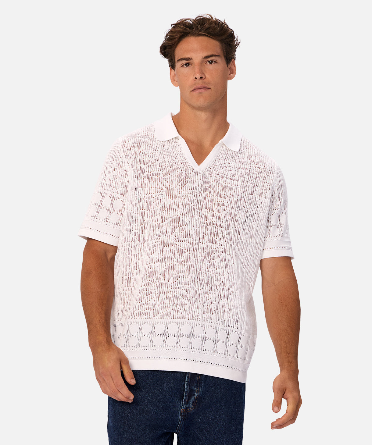 The New Venezia Polo Shirt for Men - Soft Cream Cotton Casual Wear - Perfect for Office, Golf & Summer Outings