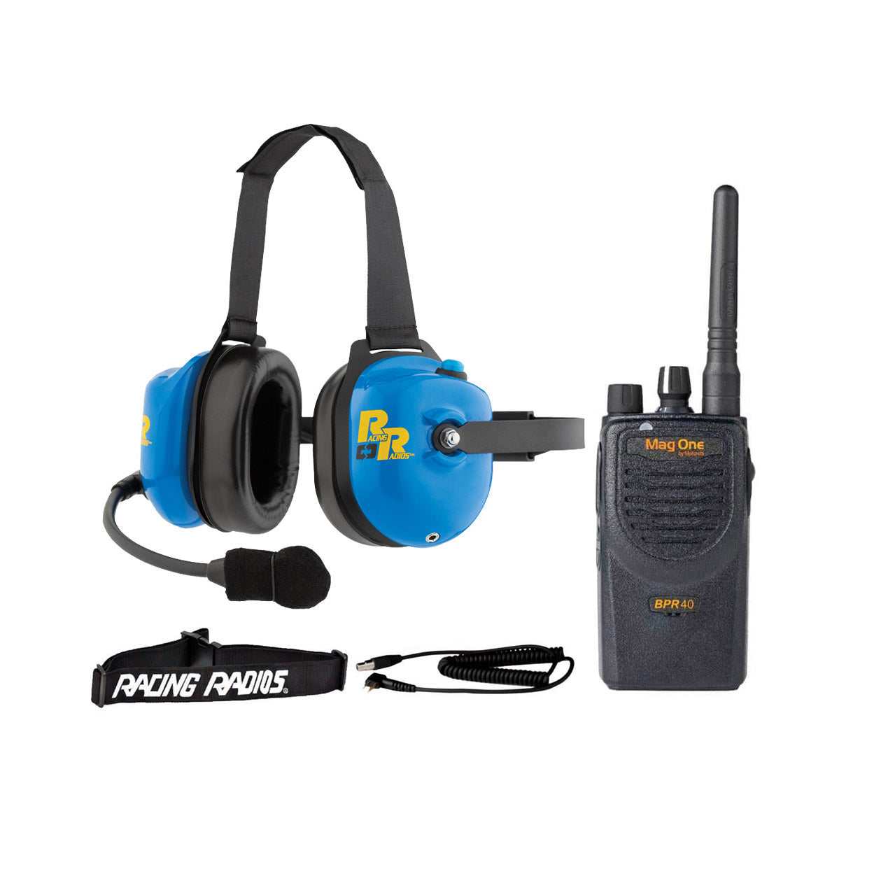 MagOne BPR 40 Walkie Talkie 2-Way Radio Crew Member Package - Long Range Communication for Construction, Warehouse & Event Teams