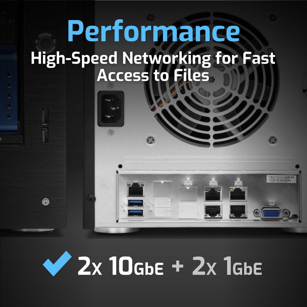 80TB OWC Jupiter Mini 5-Bay Desktop NAS Storage System - Perfect for Home Office, Media Backup & Small Business Data Management