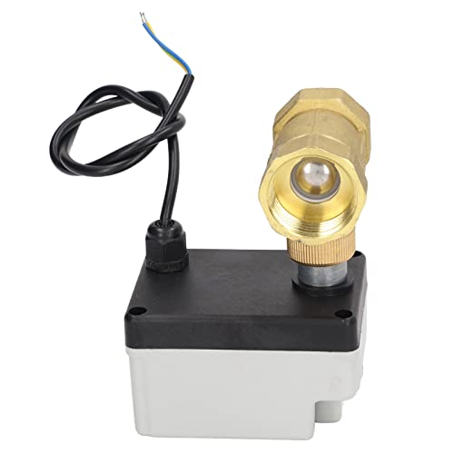 Electric Motorized Ball Valve - Normally Closed 2-Way Water Valve for Smart Home, Irrigation, and HVAC Control Systems