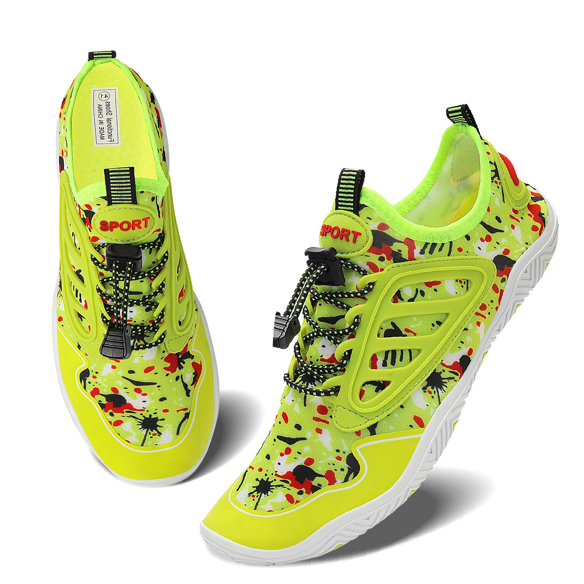 Men's & Women's Quick-Dry Water Shoes for Swimming, Diving, Surfing, Yoga - Barefoot Aqua Sports Shoes for Beach, Pool & Outdoor Activities
