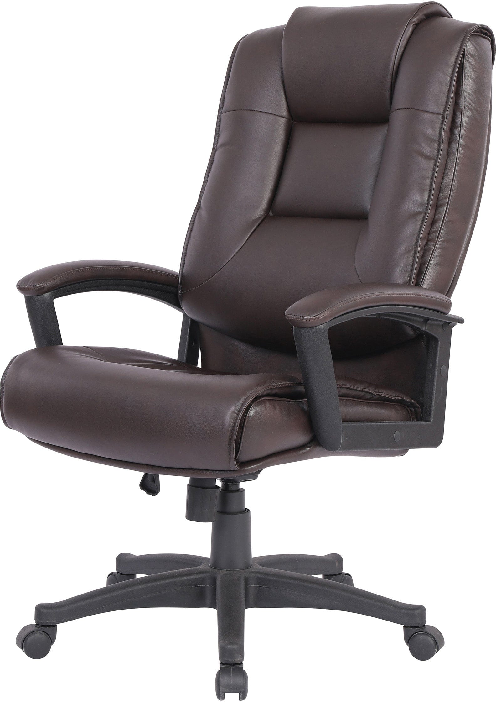 Office Star High Back Bonded Leather Executive Chair [EC5162] - Ergonomic Desk Chair for Home Office & Business, Comfortable Computer Chair for Long Hours Work