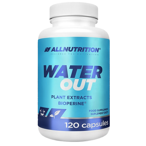 Allnutrition Water Out 120 Capsules - Natural Water Retention Relief Supplement for Weight Management & Bloating - Perfect for Fitness Enthusiasts & Active Lifestyles