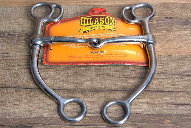 5.5 Inch Hilason Western Stainless Steel Tom Thumb Horse Bit for Training and Riding - Durable Comfort Mouthpiece for Horses, Ponies, and Trail Riding
