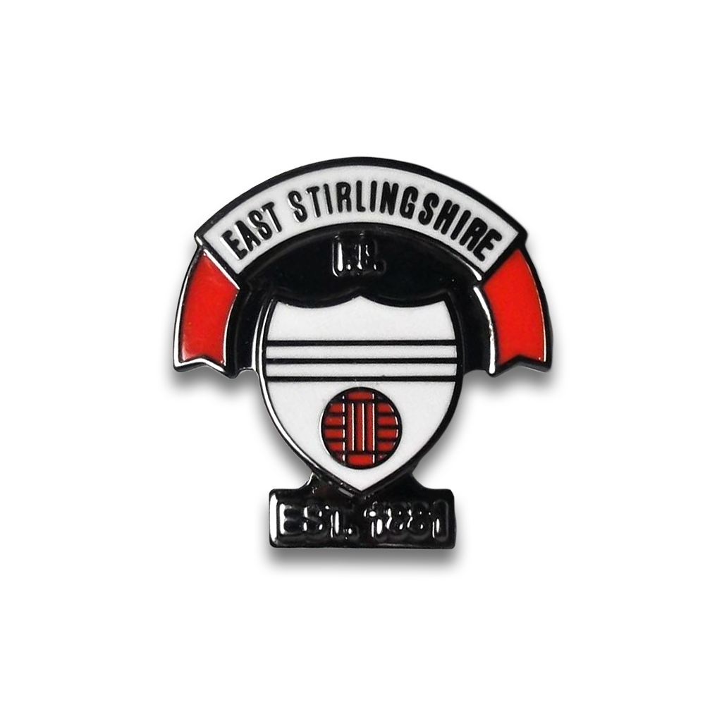 East Stirlingshire FC Pin Badge - Official Collectible Enamel Lapel Pin for Football Fans - Perfect for Jerseys, Hats, Bags & Memorabilia Display