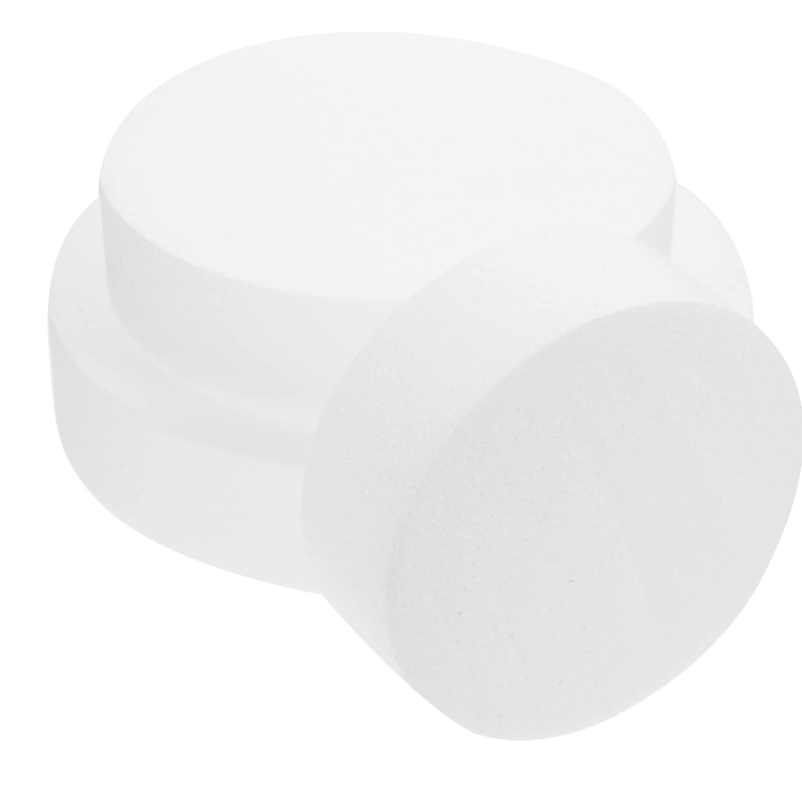 3Pcs Round Styrofoam Cake Dummy Set - Fake Foam Cake Models for Baking Practice, Wedding Display & Christmas Decor | Perfect for Cake Art, Window Displays & Baking Training