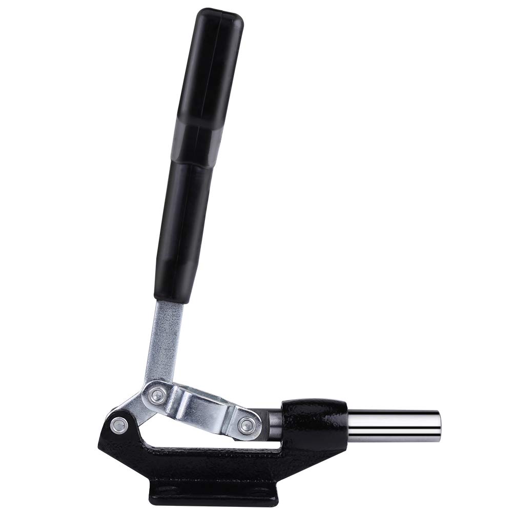 Heat Press Handle Fixture - Heavy Duty Black Carbon Steel Handle Putter with 386kg Clamping Force & 42mm Stroke (304 E Model) - Perfect for T-Shirt Printing, Sublimation, and Heat Transfer Projects