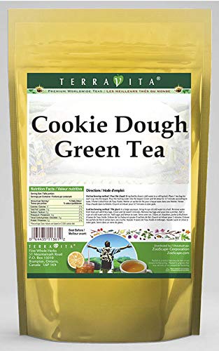 Premium Green Tea Cookie Dough Flavor - 25 Tea Bags (ZIN: 534707) - Perfect for Relaxation, Afternoon Tea & Unique Gift Giving