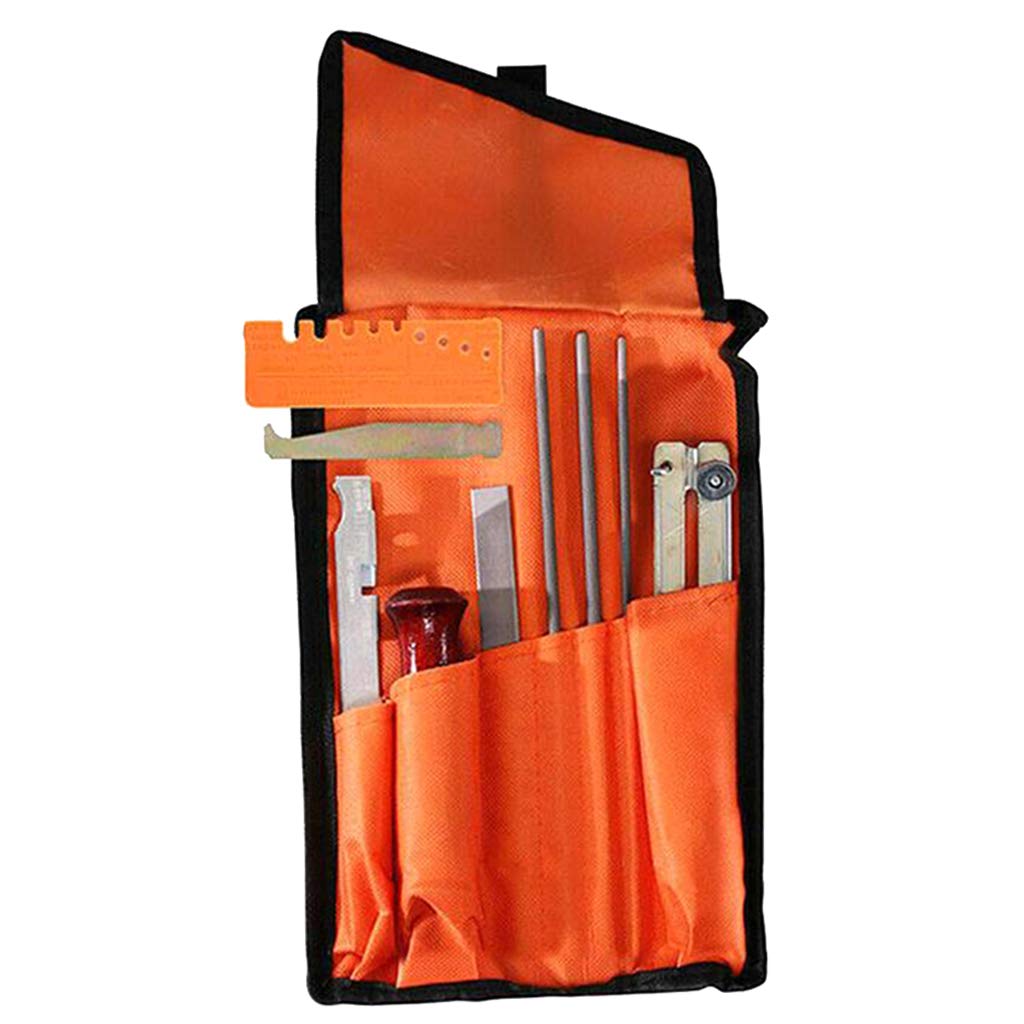 Harilla 10-Piece Sharpening File Kit - Professional Saw File Set for Woodworking & DIY Projects - Perfect for Sharpening Saws, Knives, and Garden Tools