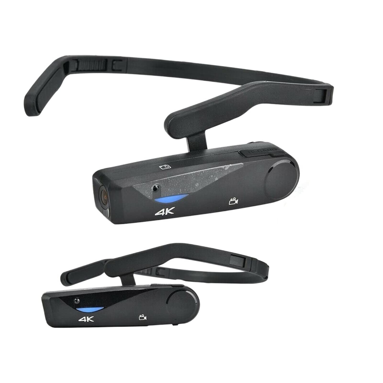 AUBEST 4K FPV Wearable Video Camera - Head Mounted Camcorder for Vlogging, Webcam & Action Shots | Perfect for Travel, Sports & Outdoor Adventures