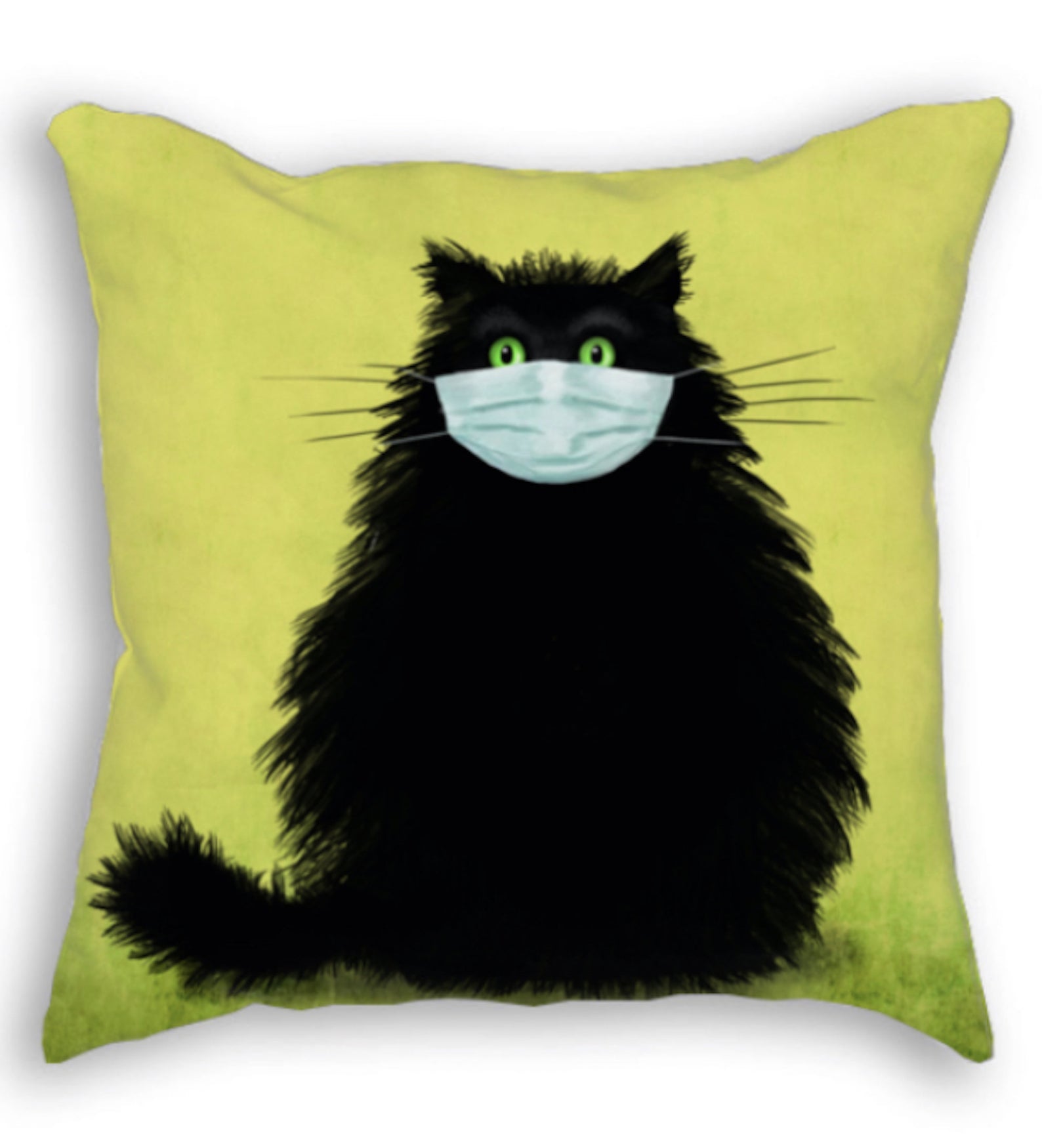 The Masketeer Collection - Cat Mug, Cushion & Greeting Card Gift Set for Cat Lovers | Perfect for Birthdays, Housewarming & Coffee Lovers
